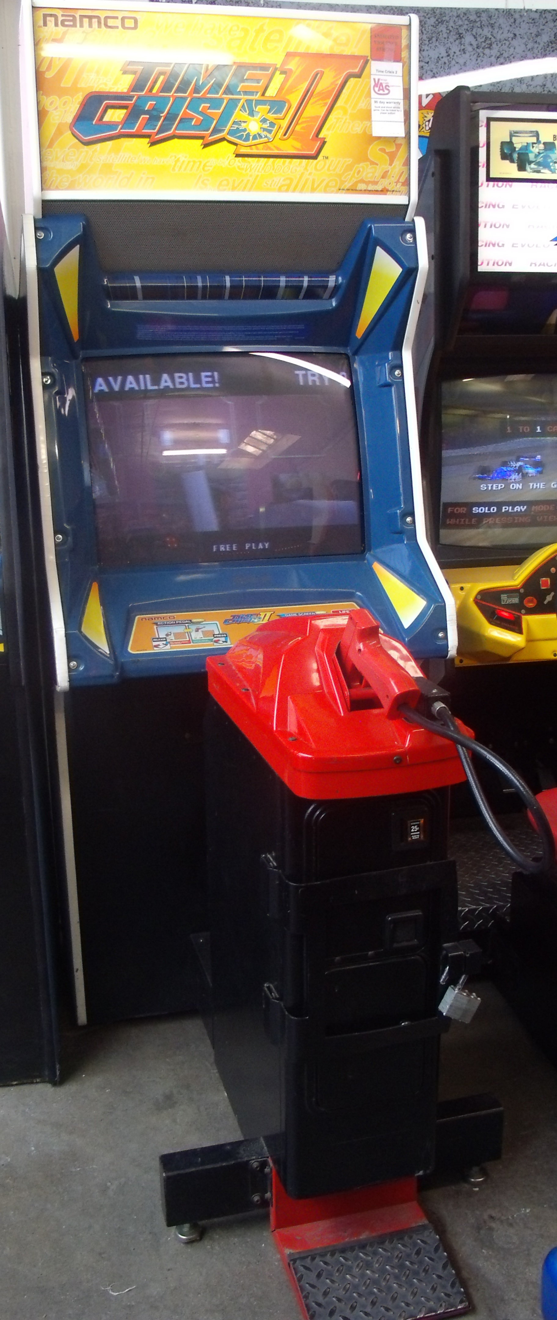 time crisis arcade game